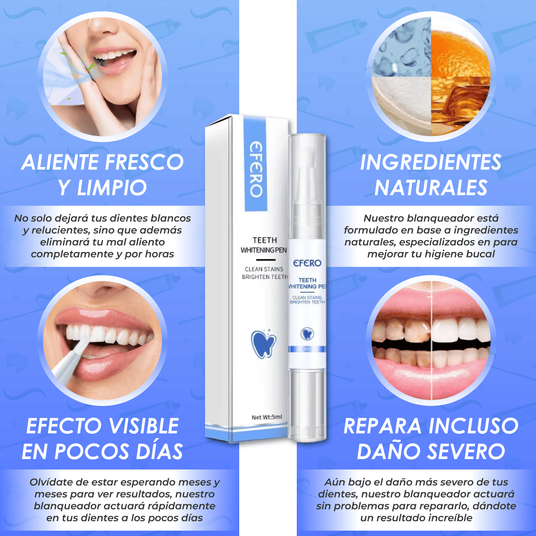 White smile - Lápiz blanqueador de dientes