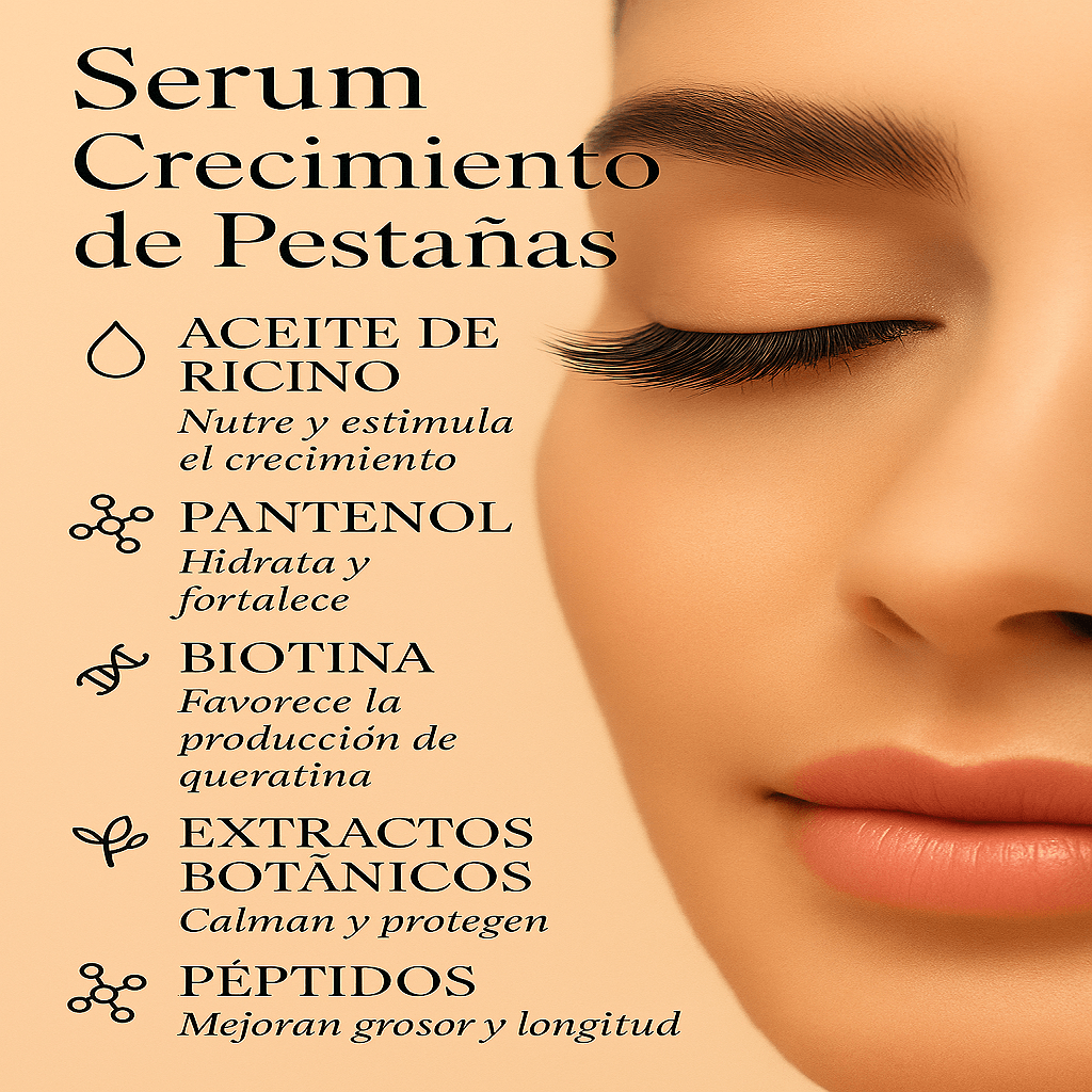 Sérum Crecimiento Natural de Pestañas