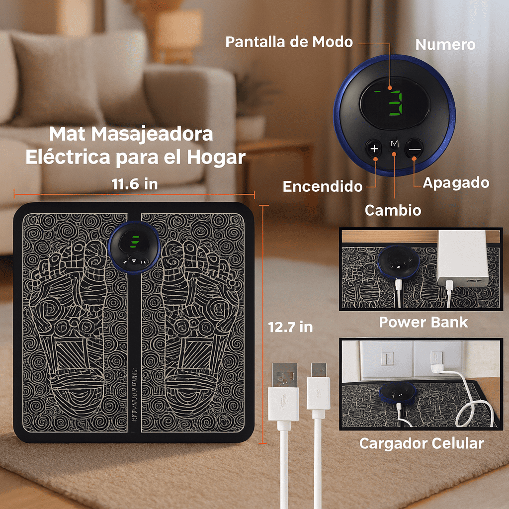 Masajeador de Pies Eléctrico | Pies Felices