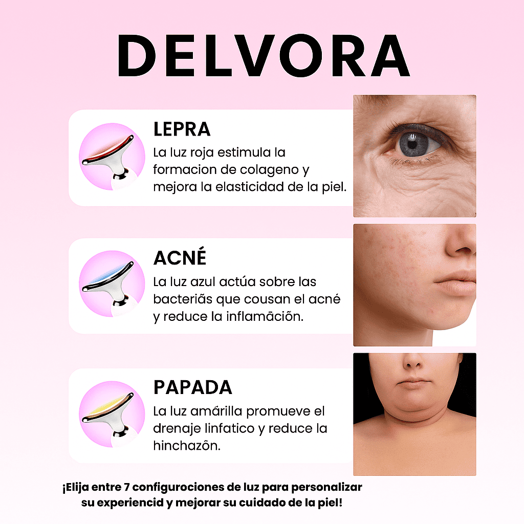 Masajeador Facial Led