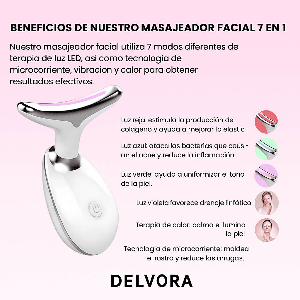 Masajeador Facial Led
