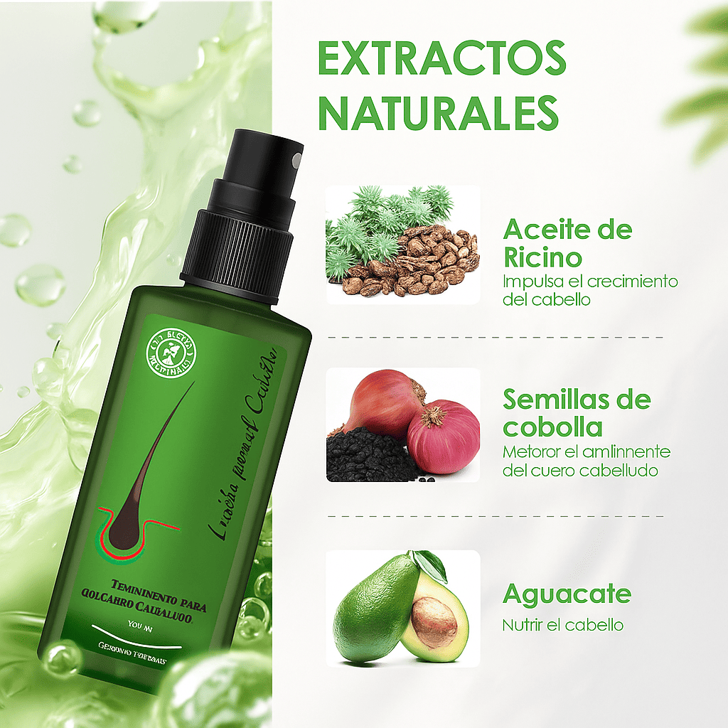 Spray de Crecimiento del Cabello- Detén la caida